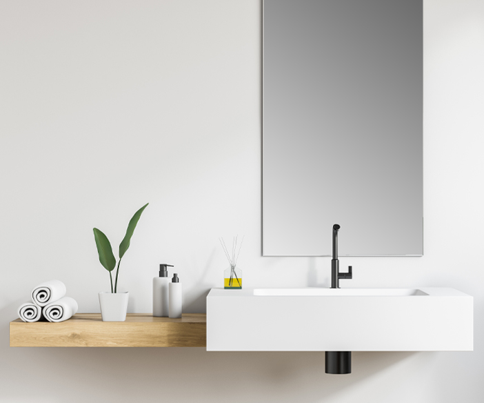photo salle bain design contemporain epure blanc photo salle bain design contemporain epure