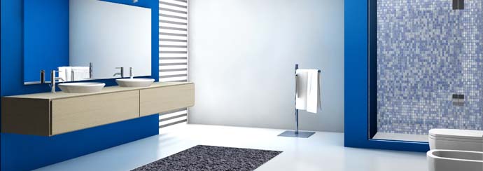 photo salle bain vitamine moderne bleu douche photo salle bain vitamine moderne bleu