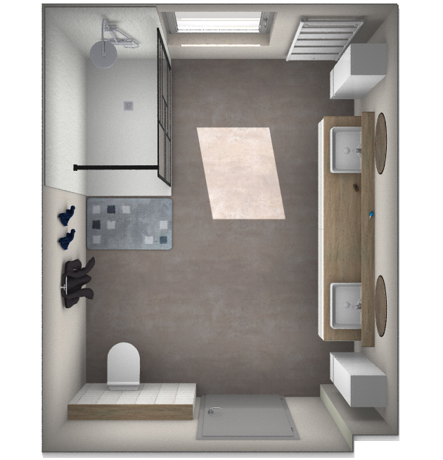 renovation-salle-bain-3d-nature-zen-dorkel-metz Rénovation salle bain 3D Nature zen exotique par bainiste Dorkel Metz 57