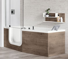 novellini-baignoire-porte-salle-bain-accessible-senior-pmr Baignoire senior porte salle bain bohème chic Novellini