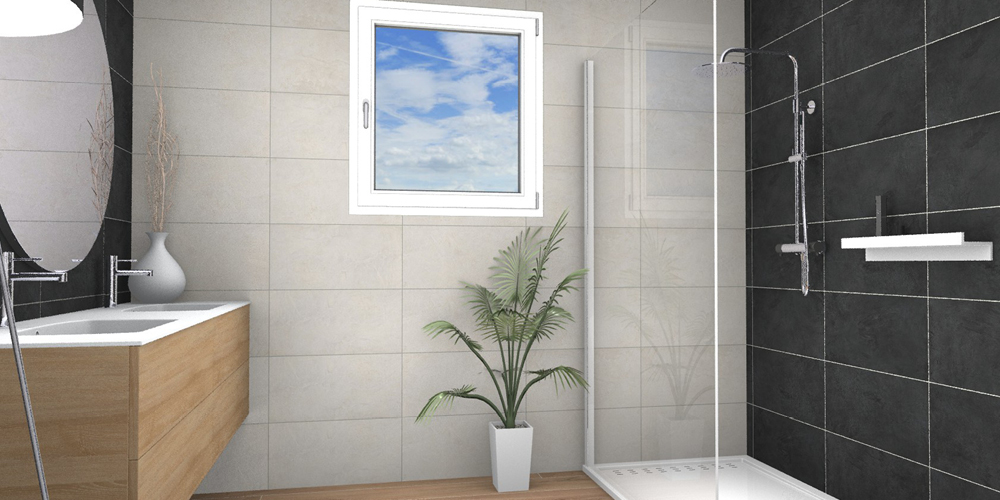 renovation-salle-bain-boheme-chic-plan-3D renovation salle bain boheme chic 3D