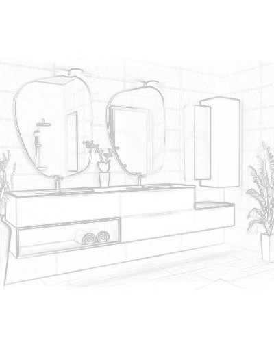 projet-renovation-salle-bain-douche-S2ED-Poitier-3D Projet rénovation salle de bain douche Plan 3D