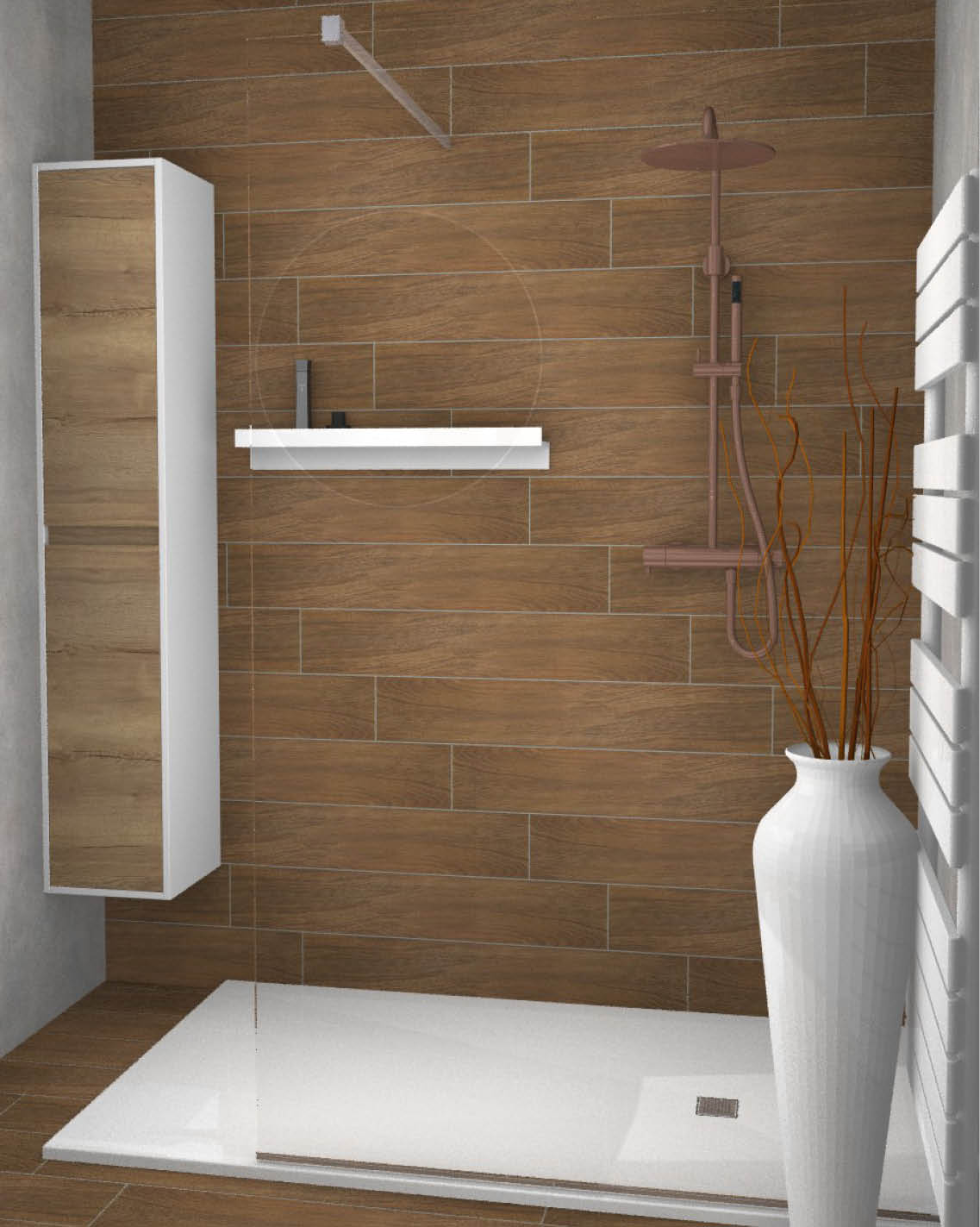 projet-renovation-salle-bain-douche-S2ED-Poitier-3D Projet rénovation salle de bain douche Plan 3D