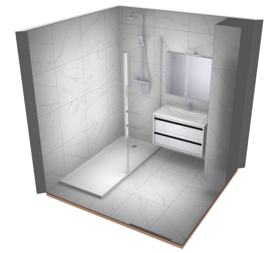 projet-renovation-salle-bain-douche-avant-apres-dalmasso-antibes-3D Projet rénovation salle de bain douche Plan 3D