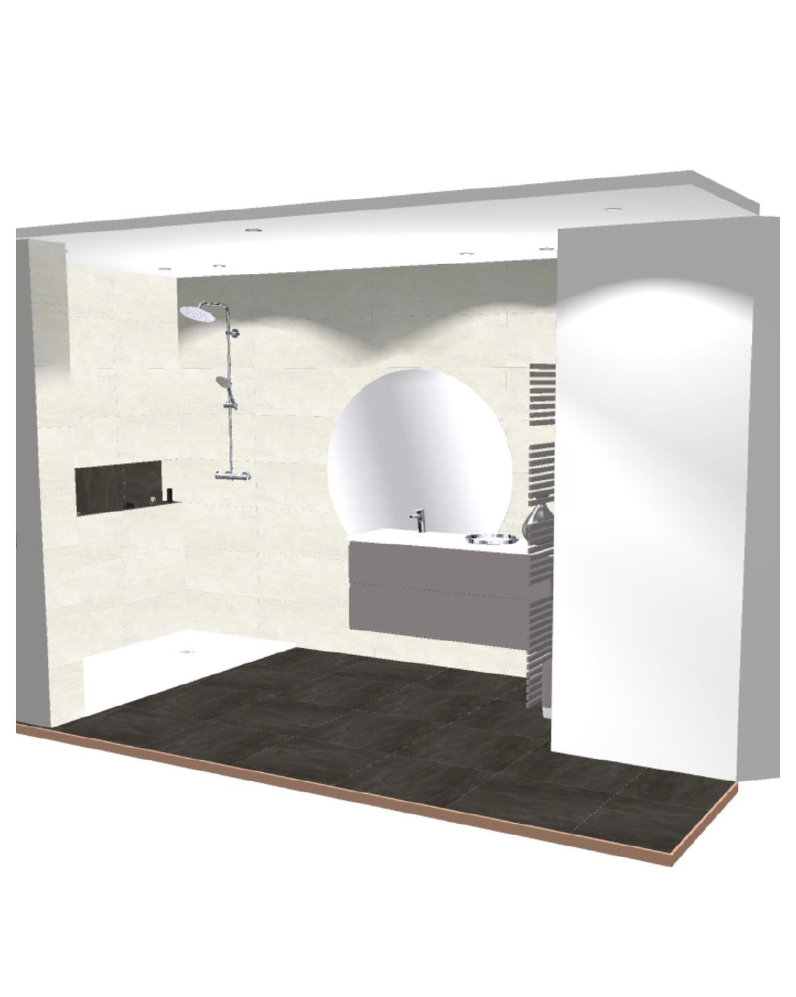 projet-renovation-salle-bain-douche-Bailloeuil-Perpignan-3D Projet rénovation salle de bain douche Plan 3D