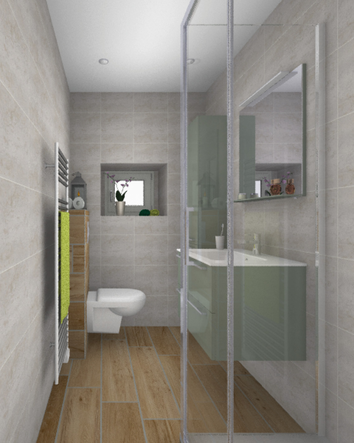 projet-renovation-salle-bain-douche-Lionservice-Dijon-3D Projet rénovation salle de bain douche Plan 3D