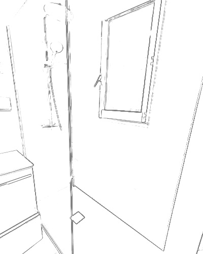 projet-renovation-salle-bain-douche-Bailloeuil-Perpignan-3D Projet rénovation salle de bain douche Plan 3D