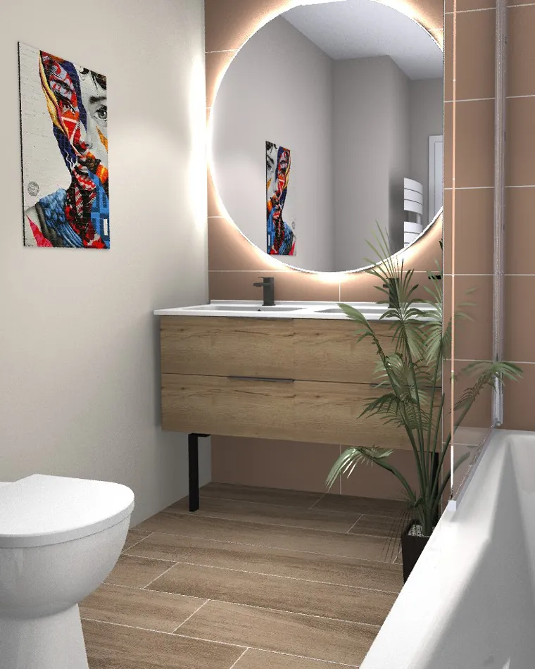 projet renovation salle bain contemporaine S2ED Montamise 86 plan 3d conception projet renovation salle bain contemporaine S2ED Montamise 86 plan 3d conception