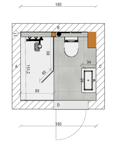 projet rénovation salle bain loft industriel Gutzwiller Hégenheim 68 plan 3D projet rénovation salle bain loft industriel Gutzwiller Hégenheim 68 plan 3D