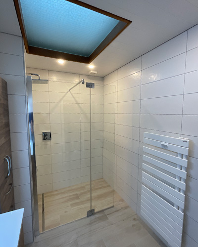 Rénovation d'une salle de bains bohème chic dans le Haut-rhin par Gutzwiller (68) photo après Rénovation d'une salle de bains bohème chic dans le Haut-rhin par Gutzwiller (68) photo après