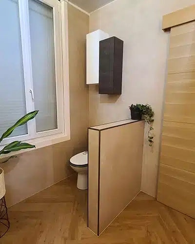 Rénovation complète d'une salle de bains chaleureuse sur Poitiers par S2ED (86), photo après Rénovation complète d'une salle de bains chaleureuse sur Poitiers par S2ED (86), photo après